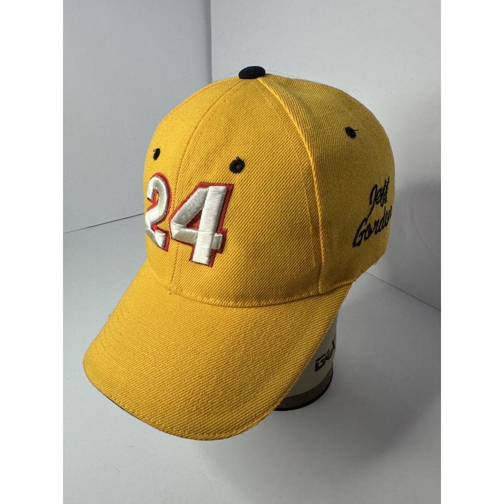 JT Yellow 24 Jeff Gordon Hat Strapback
